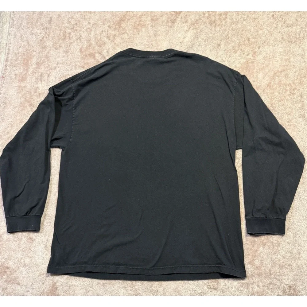 New Orleans Saints Super Bowl XLIV Long Sleeve Black T-Shirt Men's 2XL NFL